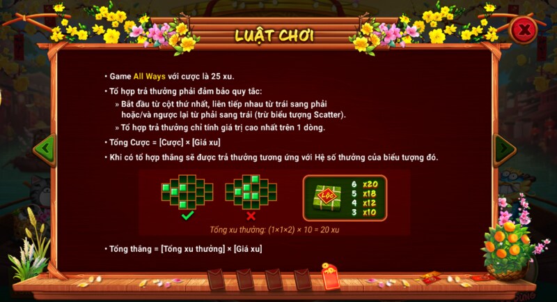 Săn Hũ Lộc Xuân - Nổ Hũ Sắc Xuân Chợ Tết Đón Tết No đủ